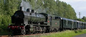 Au retour du Tréport avec la PLM derrière la 140C314.